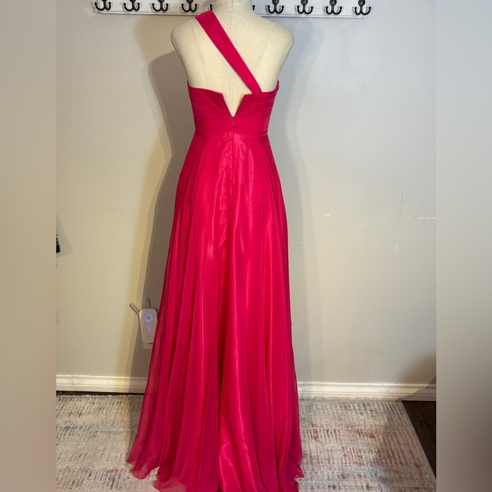 Night Moves One Shoulder Pink Dress nwot size 6 - Picture 3 of 11